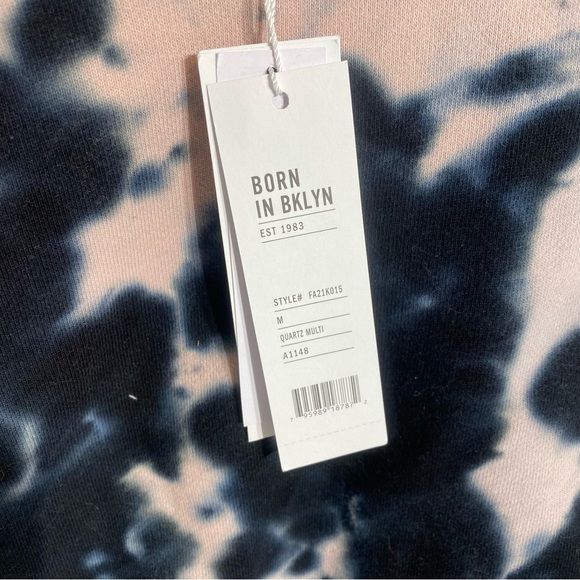 525 America Black and Pink Tie-Dye Hoodie - Picture 2 of 3